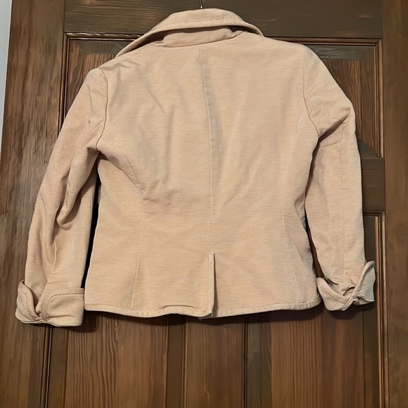Talbots 2 petite neutral corduroy jacket - Picture 3 of 7